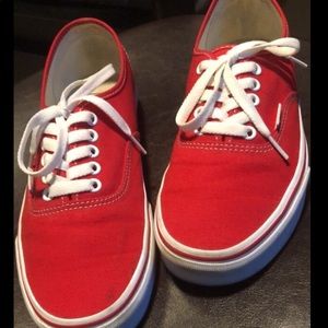 Red Vans
